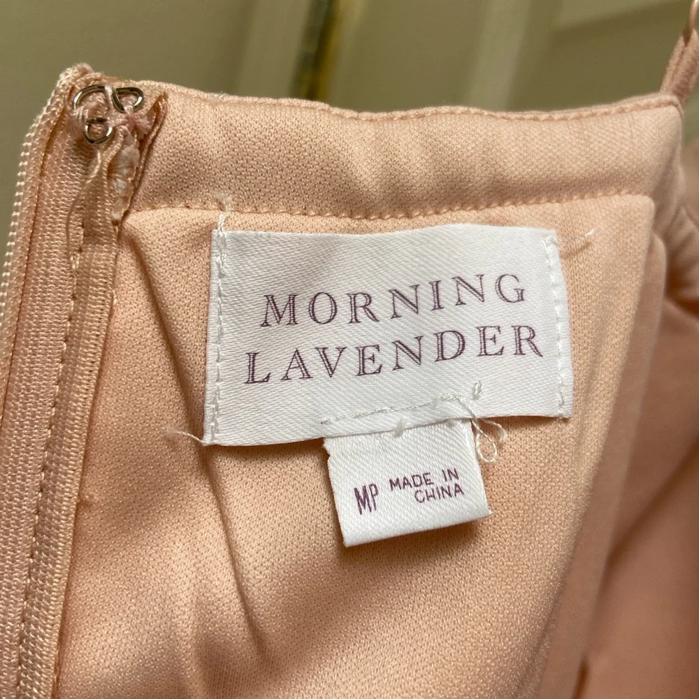 ✨NWT Morning Lavender Petite Cassidy Flowy Maxi Dress, Blush Pink - Picture 9 of 14